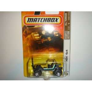  2008 Matchbox All Terrain MBX 4X4 Metallic Yellow Green 
