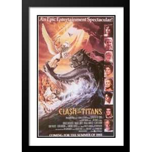  Clash of the Titans Framed and Double Matted 20x26 Movie 