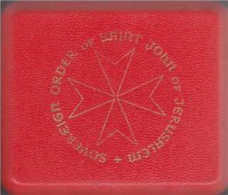 1965 Malta Order of Saint John of Jerusalem 4 Coin Proof Set RARE 46 