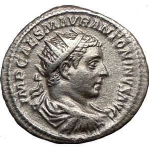 ELAGABALUS 218AD Antoninianus Authentic Ancient Silver 
