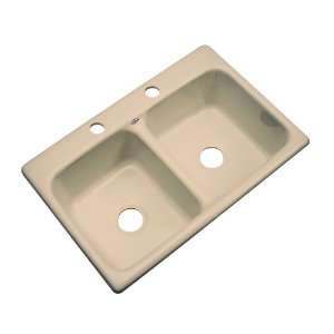   Double Basin Acrylic Topmount Kitchen Sink 50210