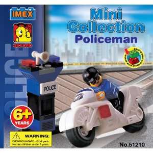   30 Piece Police Motorcycle Construction Block Set 51210 Toys & Games