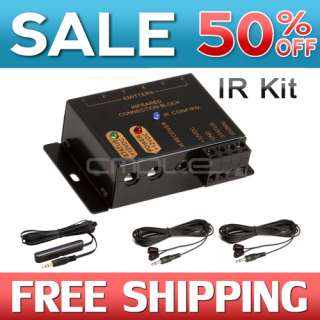 IR Extender Emitter Receiver Repeater Kit System 4 Emitters  