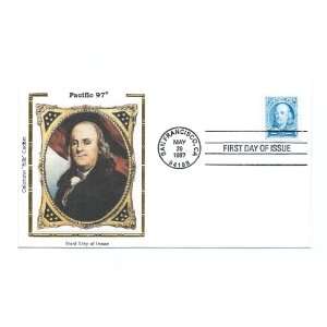  #3139a 50 cent Ben Franklin Pacific 97 FDOI First Day Of 