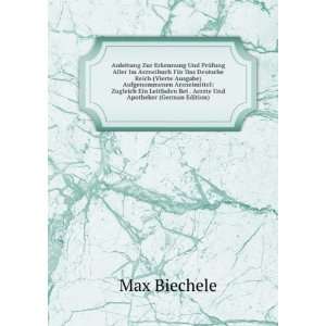   Apotheker (German Edition) Max Biechele 9785874875879 
