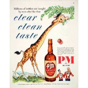   Distillers Cartoon Advertising   Original Print Ad