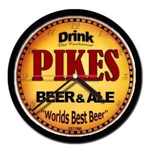  PIKES beer and ale cerveza wall clock 