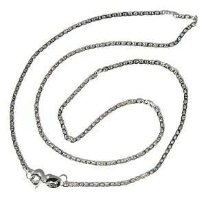  Mariner Oval Link Chain Silver Necklace Jewelry
