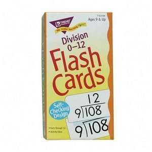 Trend T53106 Division Flash Cards   Mathematics Office 