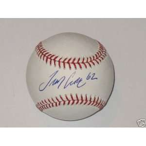  Trevor Crowe Autographed Baseball   Official Ml Sports 
