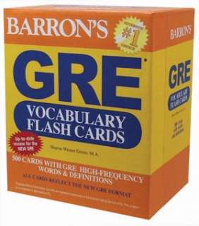   Barrons New GRE by Sharon Weiner Green, Barrons 