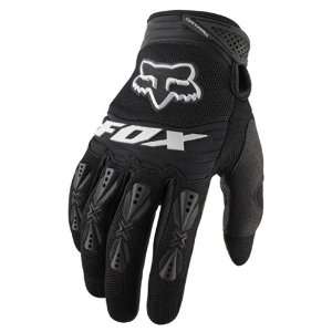 2012 Fox Dirtpaw Race Youth Motocross Gloves   Black 