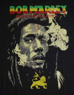 BOB MARLEY vintage 1980s t shirt   reggae rock concert tour UNWORN 