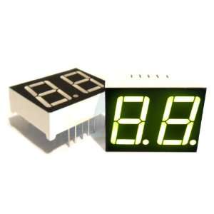  microtivity IS224 7 segment LED Display, 2 Digit Green 