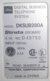 Toshiba Strata DK280/DK 280 Digital Business Telephone/Phone System 