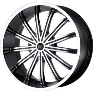  Vision Xtacy Black Wheel with Machined Face (22x9.5/6x114 