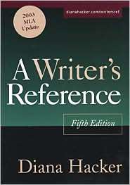 Writers Reference with 2003 MLA Update, (0312412622), Diana Hacker 