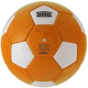  Man Made Leather Recreational Soccer Balls ORANGE/WHITE 5 