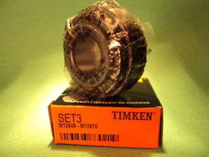 Timken Set 3 (M12610 & M12649)Tapered Bearing Set3  