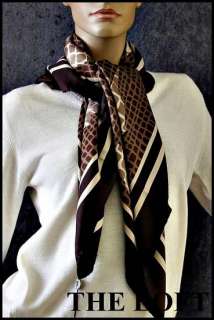 TRUSSARDI SCARF FOULARD SILK  WORLDWIDE  