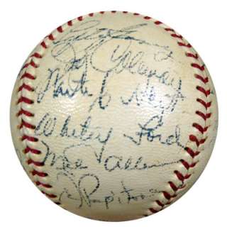 NY Yankees Autographed Signed AL Cronin Baseball Mantle DiMaggio PSA 