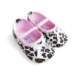 Fashion Infant Baby Girls Leopard Print Mary Jane Shoes 3 12M SA129 