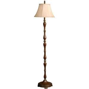  Newport Lamp 64.5h An Brs/agd Wlnt