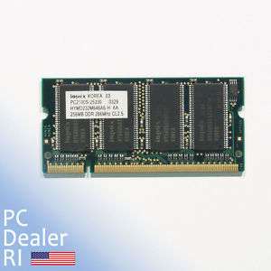 Dell Latitude D505 Memory 256 DDR 266Mhz PC2100 268043  