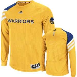 Golden State Warriors Gold 2011 2012 On Court Long Sleeve Shooting 
