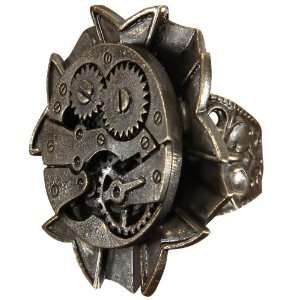 Lets Party By Elope Steampunk Watch Gears Ring Adult / Brown   One 