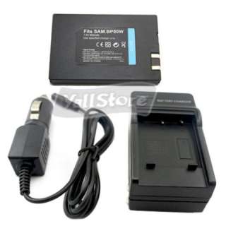 IA BP80W Battery + Charger for Samsung SC D385 SC DX103  