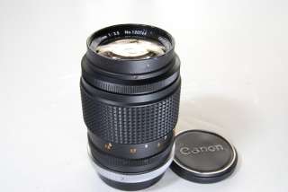 Canon 135mm f3.5 lens FL telephoto prime  