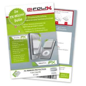  2 x atFoliX FX Mirror Stylish screen protector for Canon XF300 