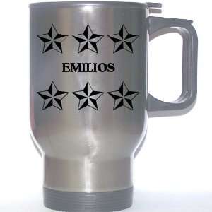  Personal Name Gift   EMILIOS Stainless Steel Mug (black 