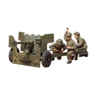  Tamiya 1/35 British 6 Pound Gun Toys & Games