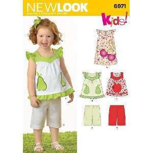  New Look Sewing Pattern 6971 Toddlers Separates, Size A 