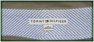 TOMMY HILFIGER ★ Khaki Cotton Spandex Flared Pants, US 2  30 