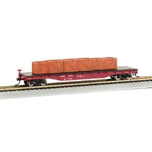  Bachmann Trains Union Pacific Flat Car With Created Load 