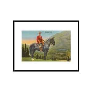  Royal Canadian Mounted Police Places Pre Matted Poster 