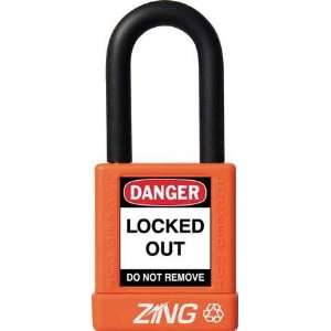  ZING 7042 Padlock,Lockout,RecycLock,KD,Orange