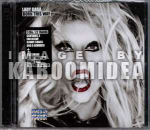 LADY GAGA Born This Way MEXICAN RELEASES + PROMO CARD  