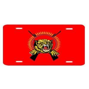  Tamil Eelam Liberation Tigers Flag Auto License Plate 