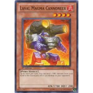   Yugioh Generation Force Common Laval Magma Cannoneer Toys & Games