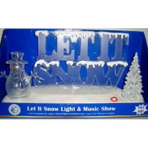   It Snow Light and Music Show Snowman Christmas Tree
