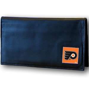   NHL Genuine Leather Checkbook Cover   Philadelphia Flyers Sports