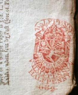 1792 Edinburgh SCOTLAND newspaper w RED British TAX STAMP from 220 