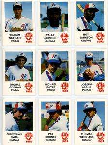 1982 Wichita Aeros BILL SATTLER Youngstown OH expos  