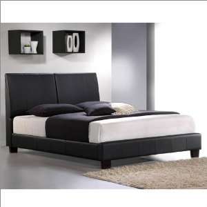  Full Primo International Contemporary Platform Bed with 
