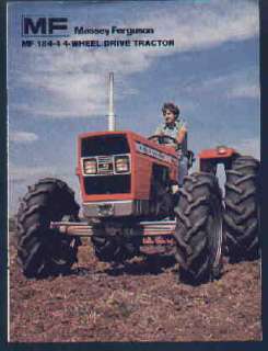 Massey Ferguson MF 184 4 4WD Tractor Brochure  