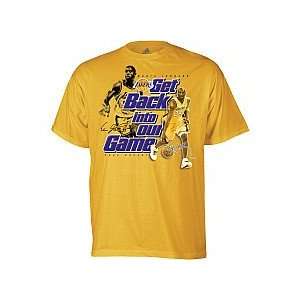  Adidas Los Angeles Lakers Get Back To Our Game T Shirt 